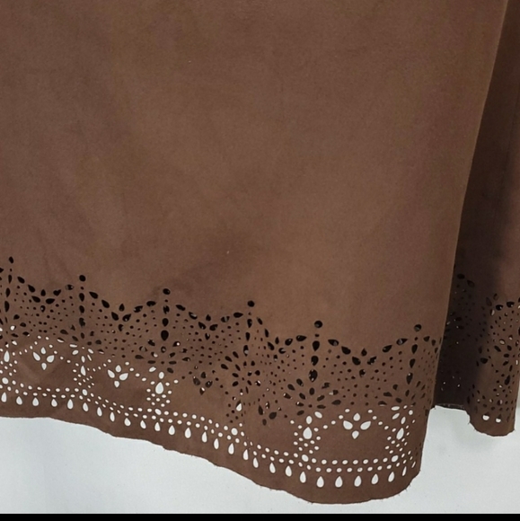 Vegan Suede Skirt NWT - Picture 8 of 10